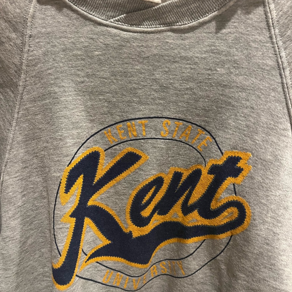 Vintage!! Made in the USA!!! Kent State University!! True 💛💙90s💙💛 Crewneck